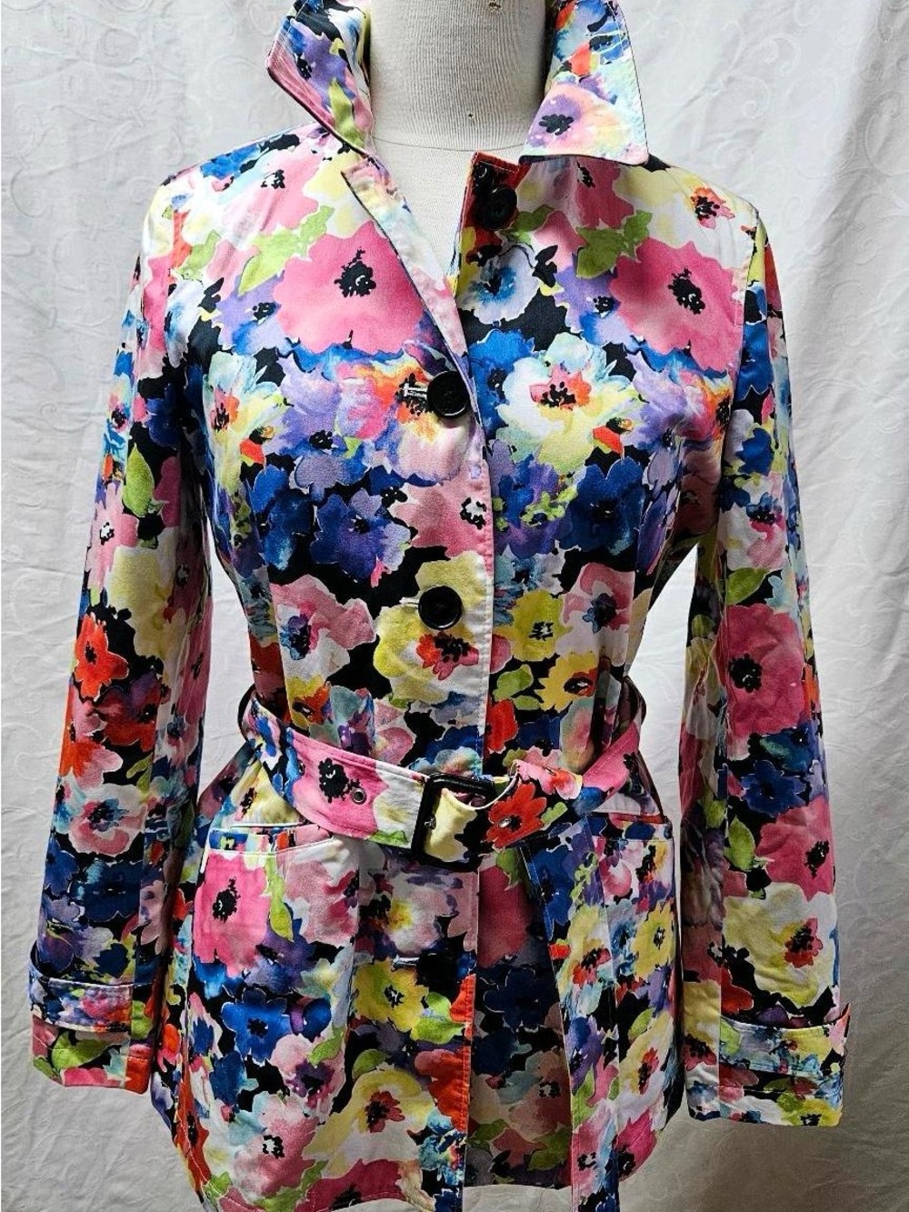NWOT Ralph Lauren Multicolor Trench Coat